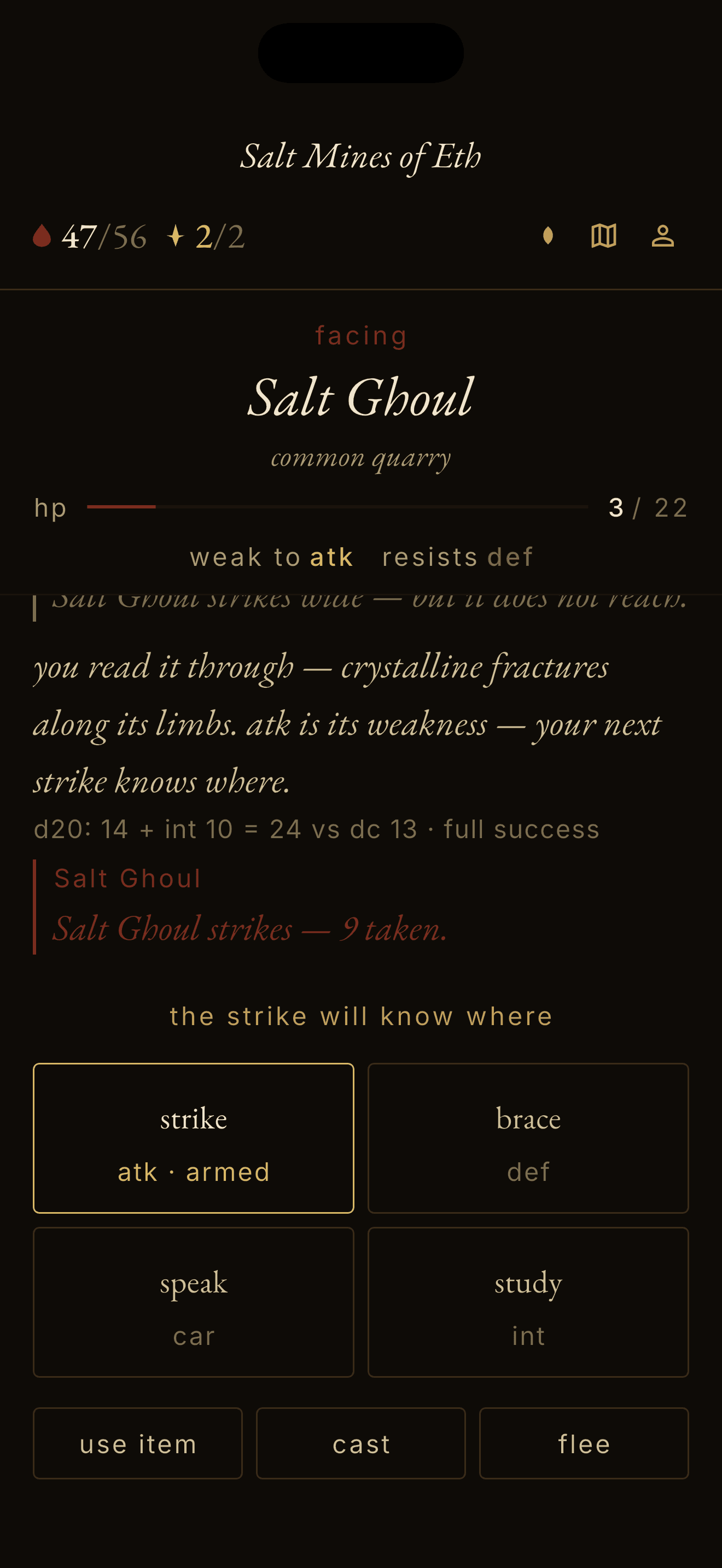Combat resolution